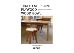 THREE LAYER PANEL PLYWOOD WOOD BOWL